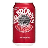 Dr Browns Black Cherry 12oz can