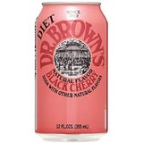Dr Browns Diet Black Cherry 12oz can